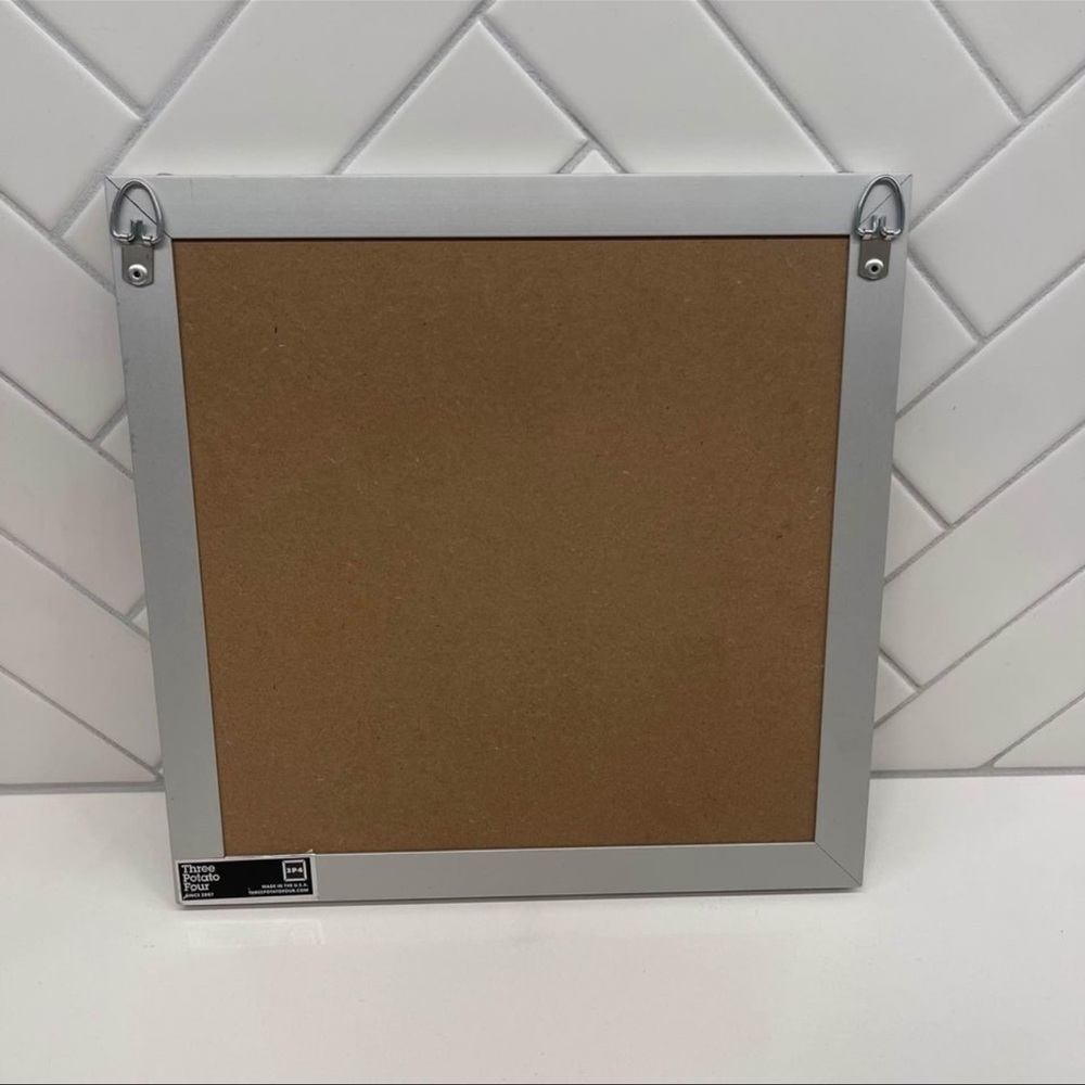 Square Letter Board Sign ✏️ White Vinyl Silver-tone Aluminum Frame Black Letters - Picture 4 of 9